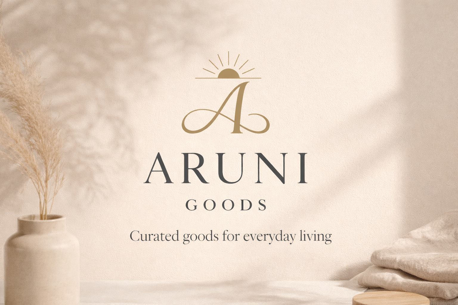 Kurasi produk rumah tangga Aruni Goods